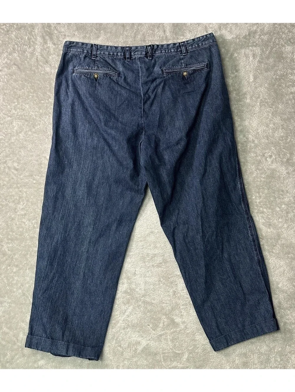Orvis Mens Straight Leg Original Blue Jeans Pants Size 44  Blue Jean Bundle
